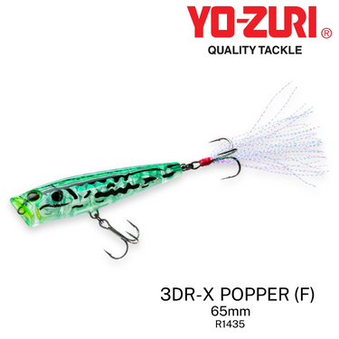 YOZURI - 3DR-X POPPER 6G 65mm R1435 FLOATING LURES