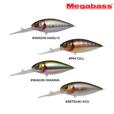 MEGABASS - DEEP-X 300 76.2mm 21g FLOATING LURE CASTING FISHING LURES