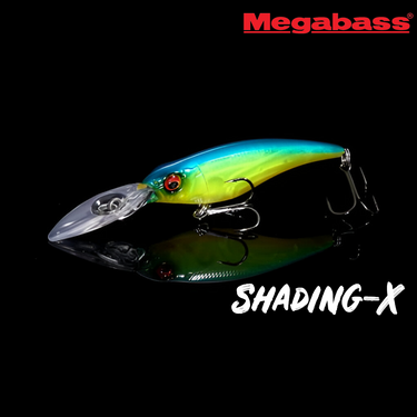 MEGABASS - SHADING-X 62mm 5.3g SUSPENDING CRANKBAIT MIDDLE LURE CASTING