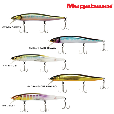MEGABASS - ONETEN MAGNUM 130mm 17.7g FLOATING JERKBAIT LURE CASTING