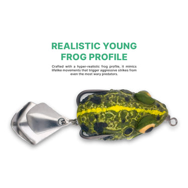 LURESFACTORY - MARA FROG 32mm 6g SOFT FROG TOPWATER