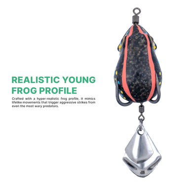 LURESFACTORY - SUMMER FROG 32mm 6.5g SOFT FROG TOPWATER