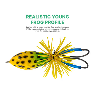 LURESFACTORY - COMMON FROG HARD RESIN 4.3cm 6.5g JUMP FROG TOPWATER