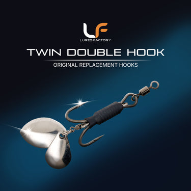 LURESFACTORY - JAPAN DOUBLE HOOK w/DOUBLE BLADE TWIN BLADE