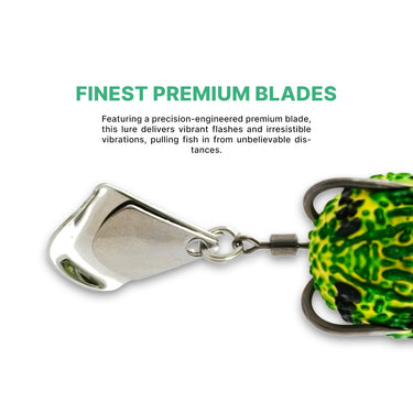LURESFACTORY - STRIKER RUBBER FROG 35mm 7g SOFT FROG BLADE HARUAN TOPWATER