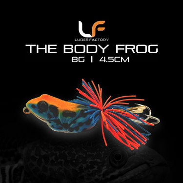 LURESFACTORY - MF THE BODY FROG 4.5cm 8g HARDBODY LURE TOPWATER