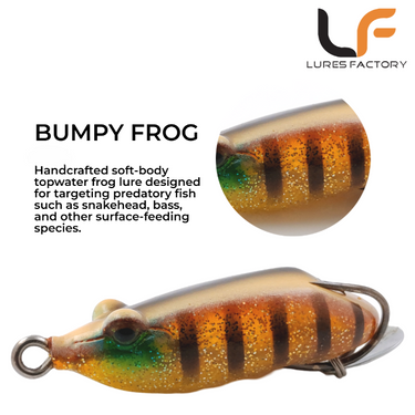 LURESFACTORY - MF BUMPY FROG WALK 4.8cm/6cm 7g 10g SOFT FROG