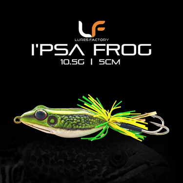 LURESFACTORY - MF I'PSA FROG 5cm 10.5g HARDBODY LURE TOPWATER