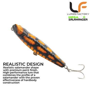 LURESFACTORY - MF SALAMANDER 9cm 15.4g HARDBODY LURE TOPWATER