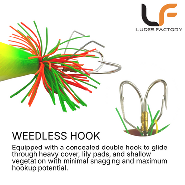 LURESFACTORY - TR ANGRY DUCK M/L SERIES HARDBODY LURE TOPWATER