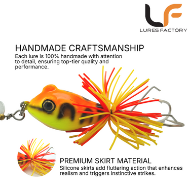 LURESFACTORY - TR BABY FROG 4cm 9g HARDBODY LURE TOPWATER