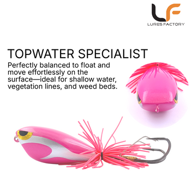 LURESFACTORY - TR GANGNAM FROG 5cm 15g HARDBODY LURE TOPWATER