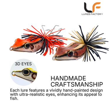LURESFACTORY - TR LOTUS FROG JR. 4.5cm 7g HARDBODY LURE TOPWATER
