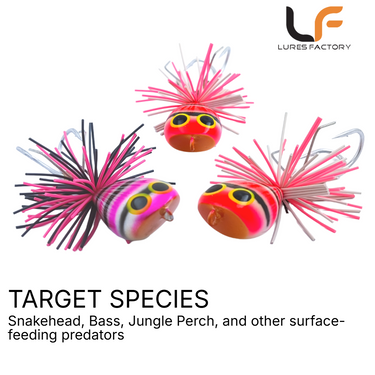 LURESFACTORY - TR NANO JUMP 3cm 6g HARDBODY LURE TOPWATER