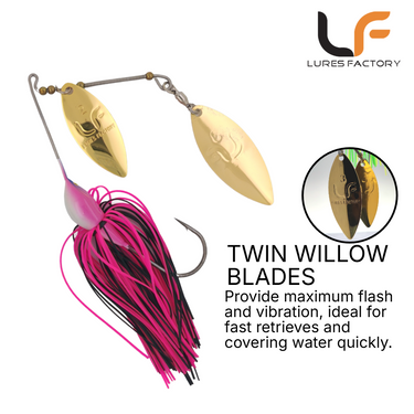 LURESFACTORY - QUIET STORM 10cm 26g SPINNERBAIT TOPWATER