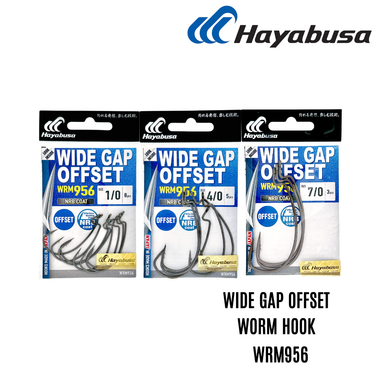 HAYABUSA - WIDE GAP OFF SET WORM HOOK EB956 MADE IN JAPAN