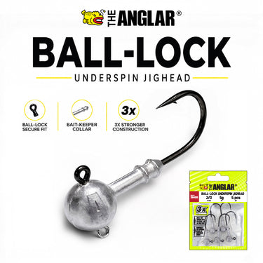 THE ANGLAR - BALL LOCK UNDERSPIN 5g/7g/10.5g/14g JIG HEAD