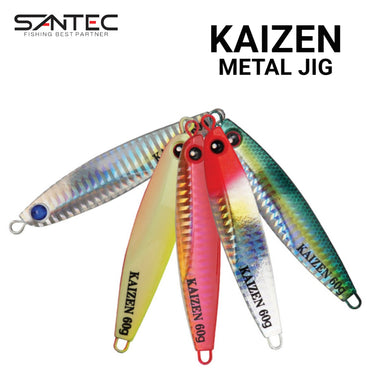 SANTEC - KAIZEN (P SERIES UV) METAL JIG  40g/60g/80g/100g/120g FAST JIGGING