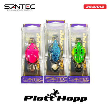 SANTEC - FLOTT HOPP 40mm 8.4g SOFT FROG LURE FLOATING