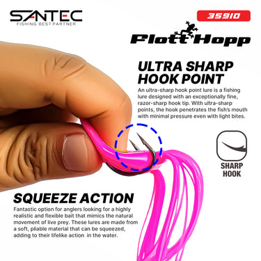 SANTEC - FLOTT HOPP 45mm 6g SOFT FROG LURE FLOATING