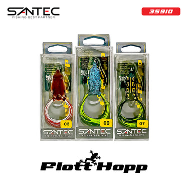 SANTEC - FLOTT HOPP 45mm 6g SOFT FROG LURE FLOATING