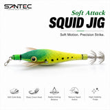 SANTEC - SOFT ATTACK 80mm/100mm/120mm SQUID JIG