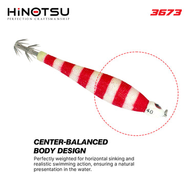 HINOTSU - KAIZO LEAD SUTTE w/SQUID HOOK 75g/94g/113g/150g - SQUID JIG SQUID FISHING