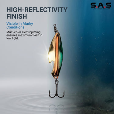 S.A.S - BROKEN LEAF SPOON 15g FISHING ACCESSORIES