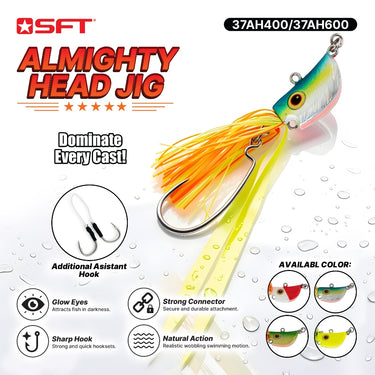 SFT - ALMIGHTY HEAD SALTWATER JIG HEAD 40g/60g