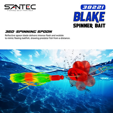 SANTEC - BLAKE - SPINNER BAIT 11.5cm 10.9g SNAKEHEAD TOMAN