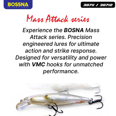 BOSSNA - MASS ATTACK DEEP CRANK/MINNOW 6g/12g/13g/23g FLOATING HARDBODY LURE