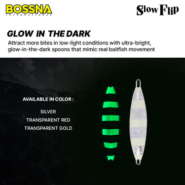 BOSSNA - METAL WORK SLOW FLIP 180g/220g/260g/290g SLOW METAL JIG