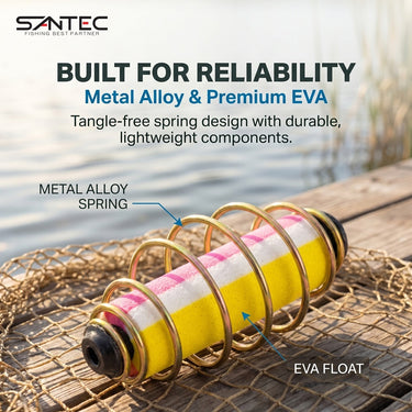 SANTEC - TUBE BOM SPRING WITH EVA FLOAT 39082 MATABOM FLOAT FISHING ACCESSORIES