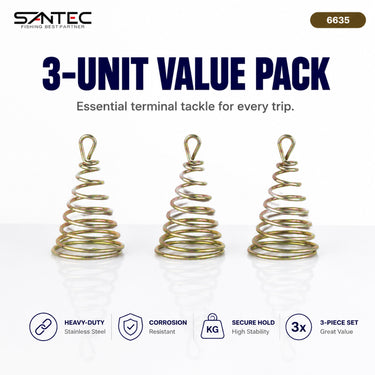 SANTEC - HD BOM SPRING 3PCS FISHING ACCESSORIES