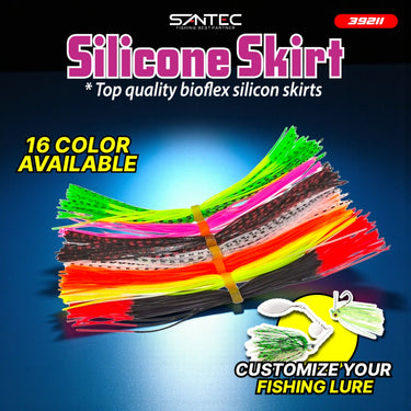 SANTEC - SILICONE SKIRT 100% 13cm SILICONE RUBBER