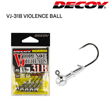 DECOY - VJ-31B VIOLENCE BALL JIG HEAD MADE IN JAPAN