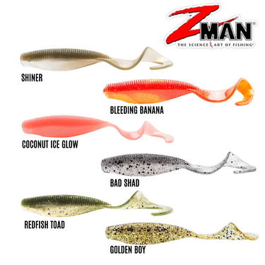 Z-MAN - SCENTED CURLY TAILZ 4" x 5PCS SOFT LURE SOFT BAIT