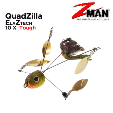 Z-MAN - QUADZILLA 4 ARM SPINNERBAIT FISHING LURE
