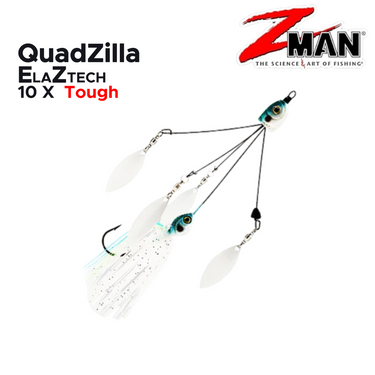 Z-MAN - QUADZILLA 4 ARM SPINNERBAIT FISHING LURE