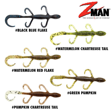 Z-MAN - LIZARDZ-6" x 6PCS SOFT LURE SOFT BAIT LIZARD