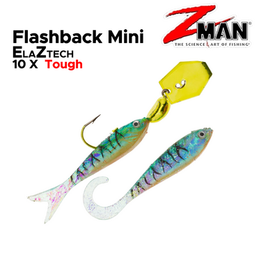 Z-MAN - CHATTERBAIT FLASHBACK MINI FISHING LURE SPINNIR BAIT