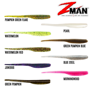 Z-MAN - FINESSE SHADZ-4" x 8PCS SOFT LURE SOFT BAIT