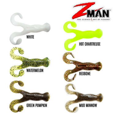 Z-MAN - POP FROGZ 4" x 4PCS SOFT LURE SOFT BAIT