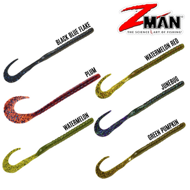 Z-MAN - SAW TAIL WORMZ 6" x 6PCS SOFT LURE SOFT BAIT