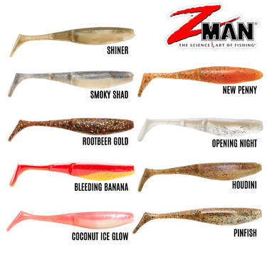 Z-MAN - SCENTED PADDLERZ 4" x 5PCS SOFT LURE SOFT BAIT
