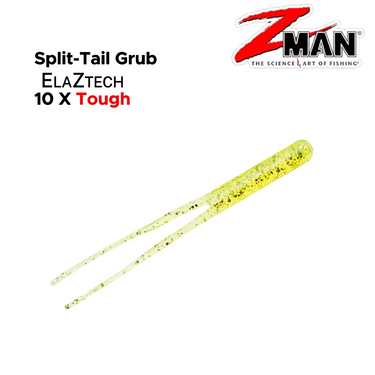 Z-MAN - SPLIT TAIL GRUB 4" x 10PCS SOFT LURE SOFT BAIT