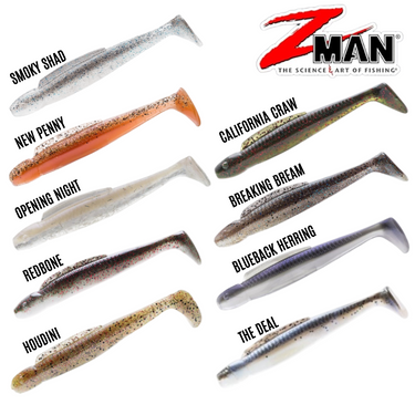 Z-MAN - GRASS KICKERZ 5" x 4PCS SOFT LURE SOFT BAIT