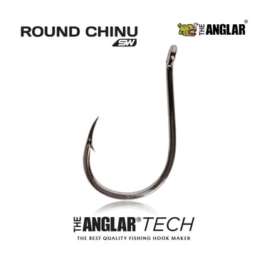 THE ANGLAR - ROUND CHINU 2X HOOK PACK RINGED 4159 NSB FISHING HOOK