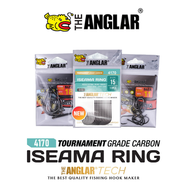 THE ANGLAR - ISEAMA HOOK PACK RINGED NSB 4170 FISHING HOOK