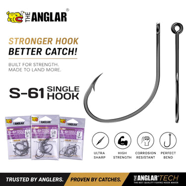 THE ANGLAR - SINGLE PLUG HOOK PACK NSB 4176 FISHING HOOK